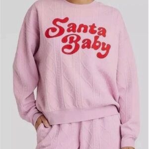 Grayson Threads Santa Baby Sweatshirt